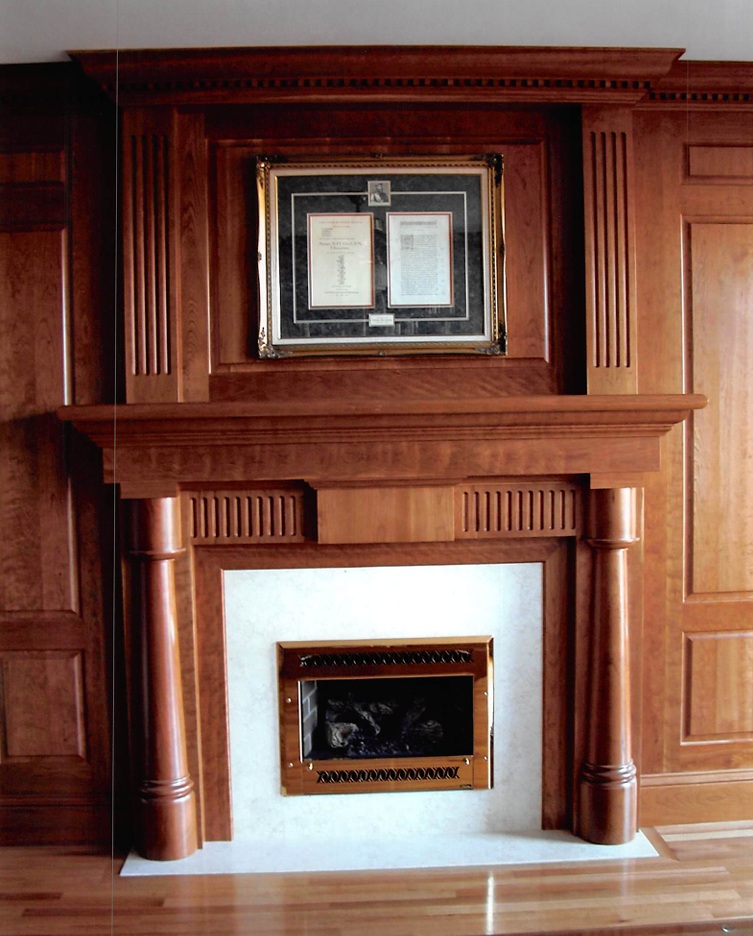 Fireplace woodwork